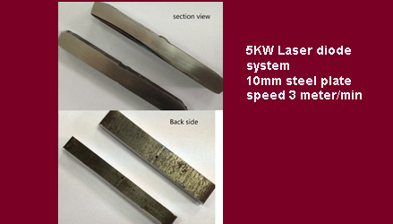 welding 10mm steel at 3meter/min